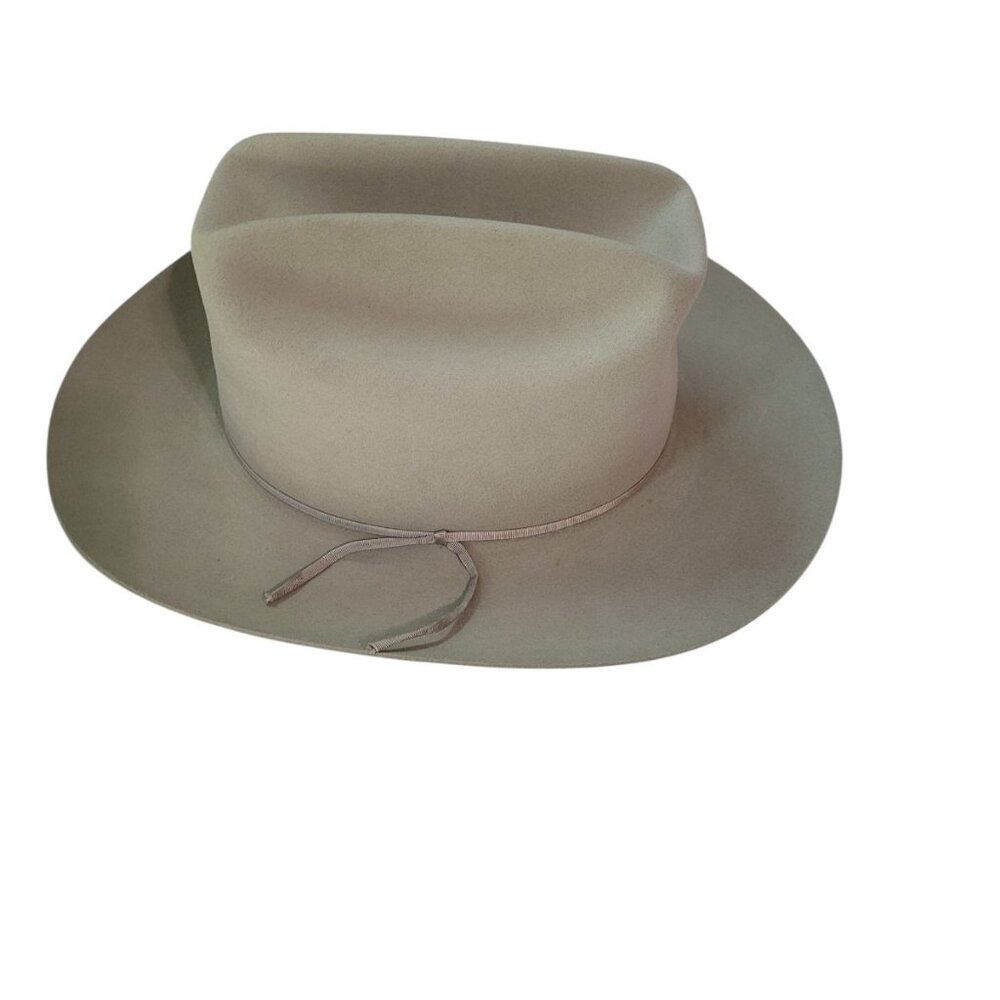Stetson 3X Beaver size 7 Gray Felt Western Cowboy Hat - Picture 7 of 16